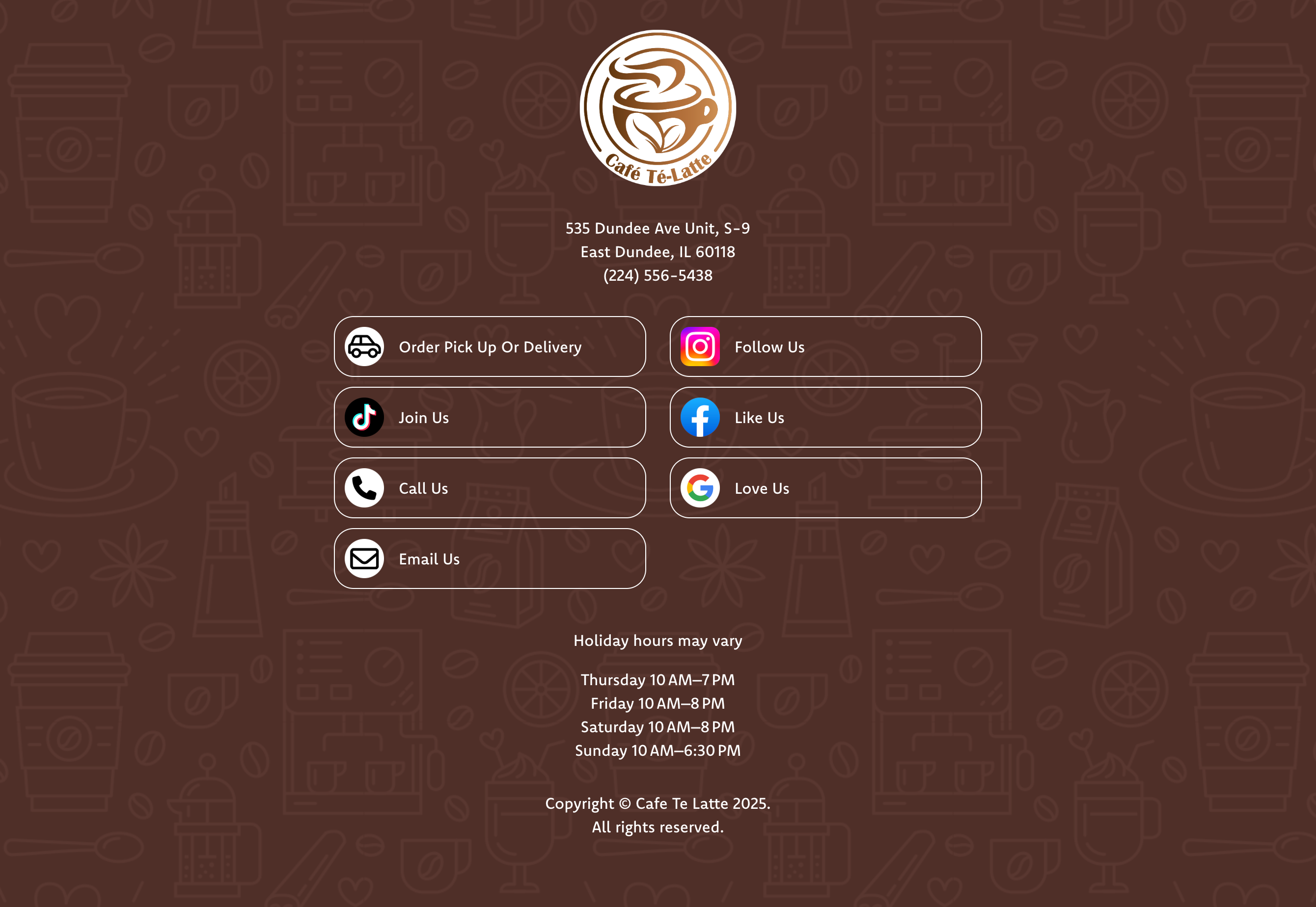 Cafe Te Latte